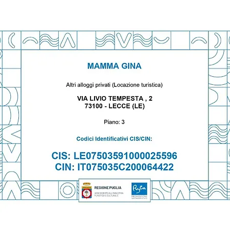Apartamento Mamma Gina